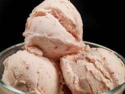 Lody truskawkowe z serka ricotta i mascarpone